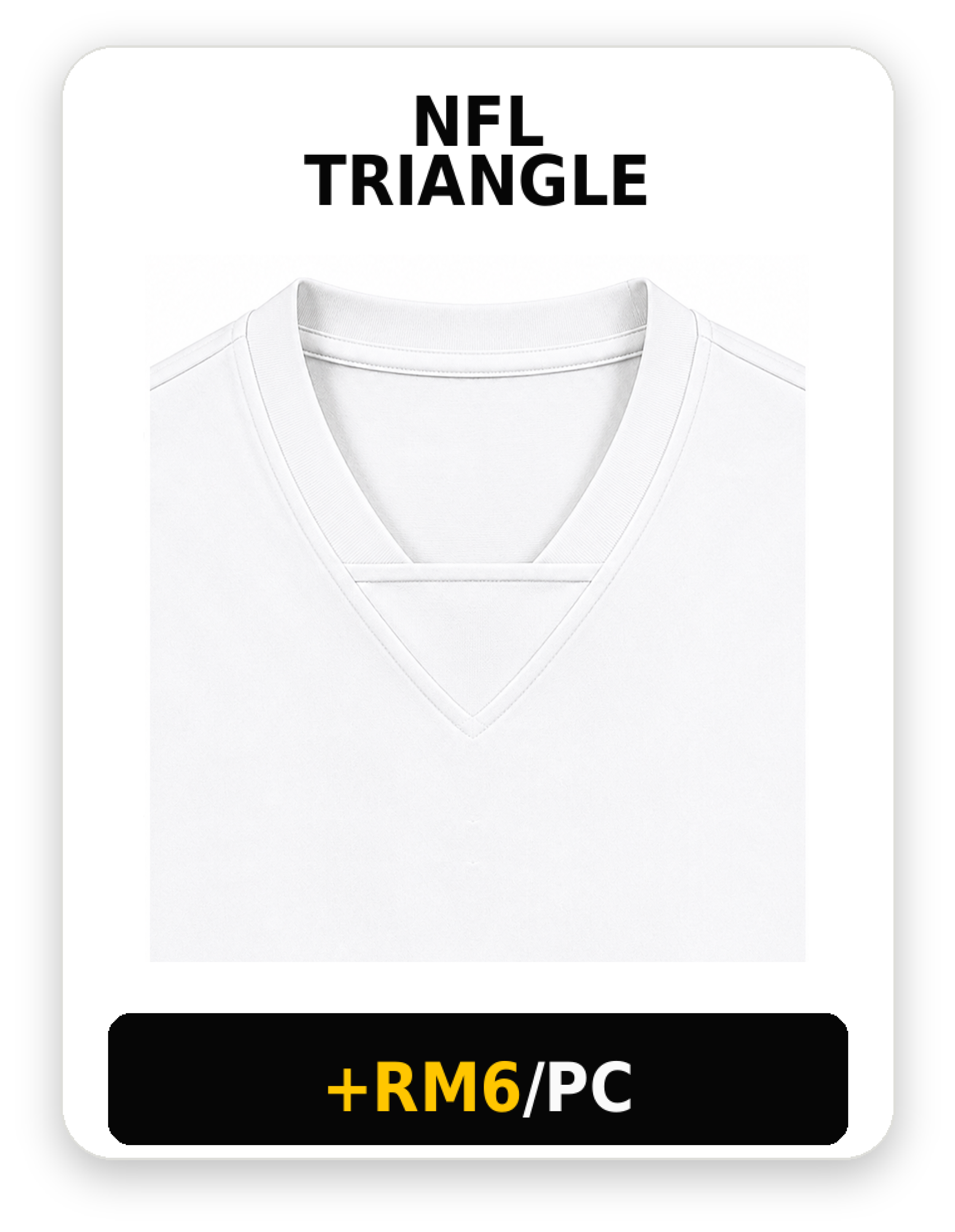 Nfl Triangle collar option