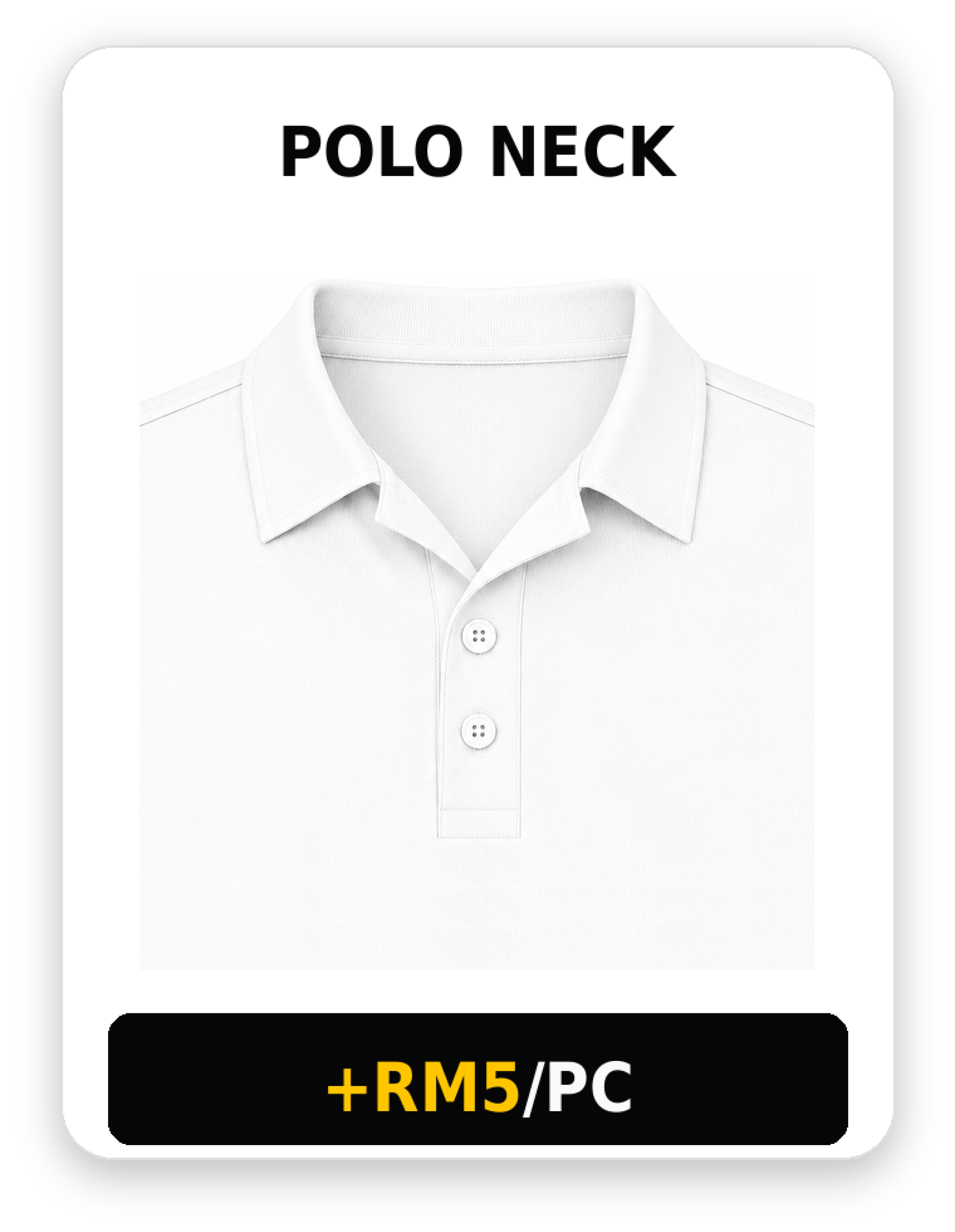 Polo Neck collar option