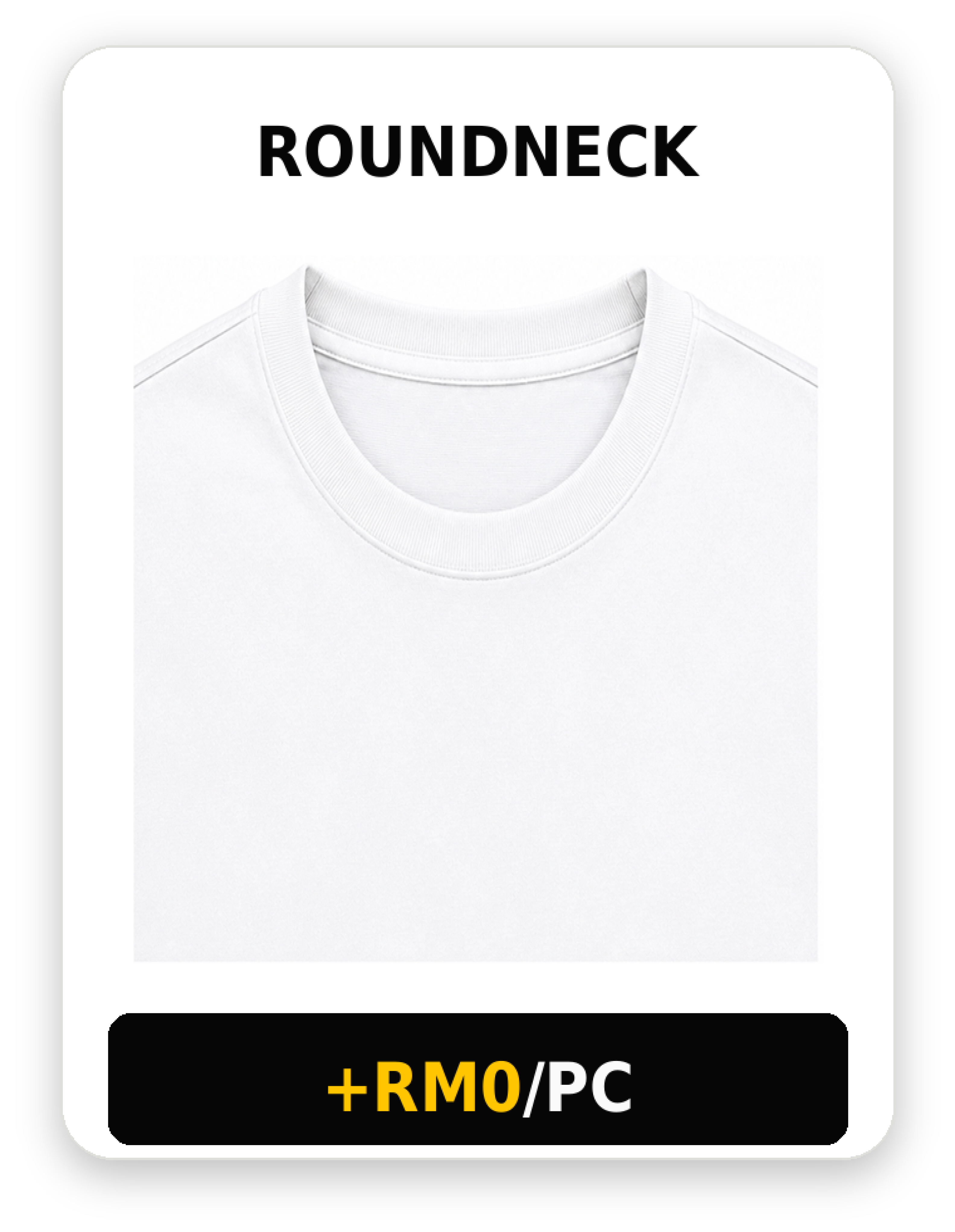 Roundneck collar option