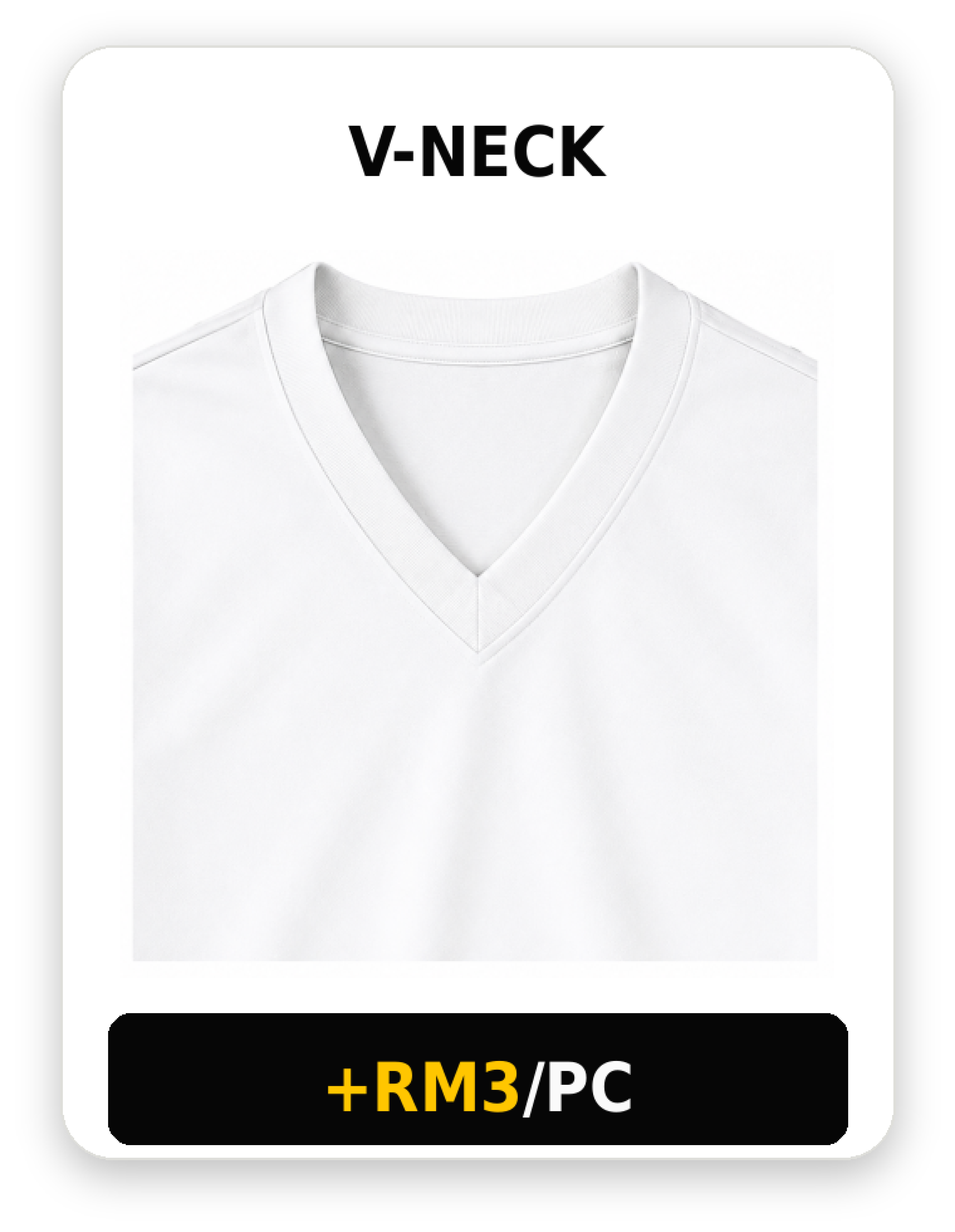 Vneck collar option